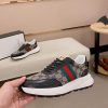 Gucci Blue Brown GG Canvas Re-Motion Trainers