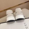 Gucci Ace Beige and Blue GG Supreme Canvas Trainer with Web