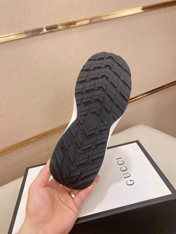 Gucci Ace Black GG Supreme Canvas Trainer with Web