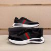 Gucci Ace Black GG Supreme Canvas Trainer with Web