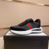 Gucci Ace Black GG Supreme Canvas Trainer with Web