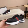 Gucci Ace Black GG Supreme Canvas Trainer with Web