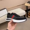 Gucci Ace Black GG Supreme Canvas Trainer with Web