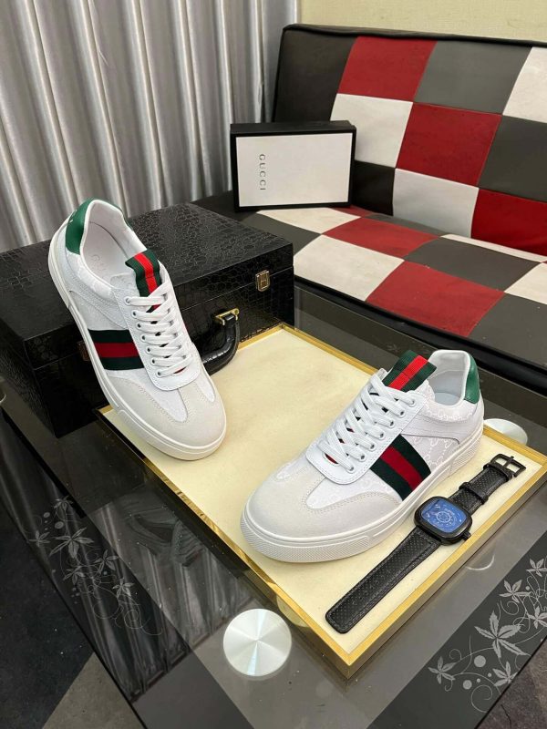 Gucci Men's G75 Sneaker with Web