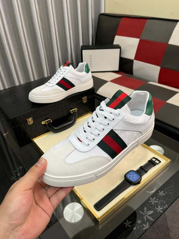 Gucci Men's G75 Sneaker with Web