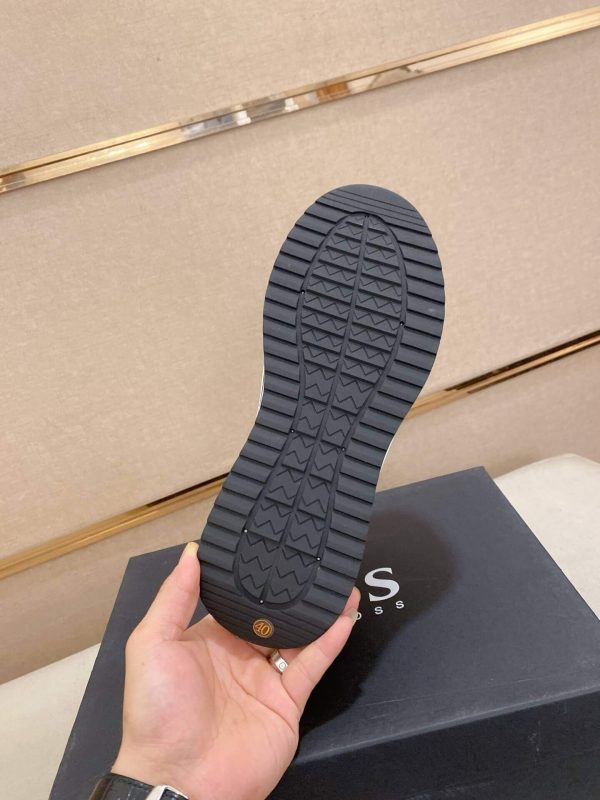 BOSS Men's Green Trainer