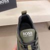 BOSS Men's Green Trainer