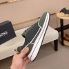 BOSS Men's Green Trainer