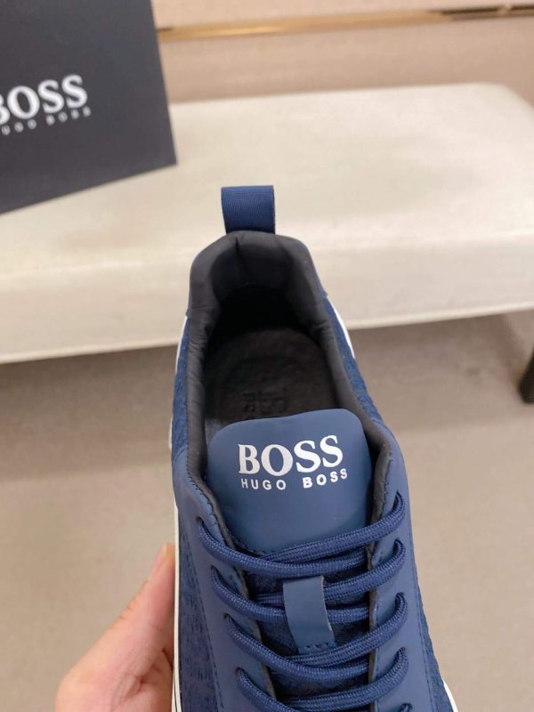 BOSS Men's Blue Trainer