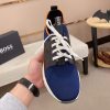 Boss Mixed Materials Trainers Blue  and Black