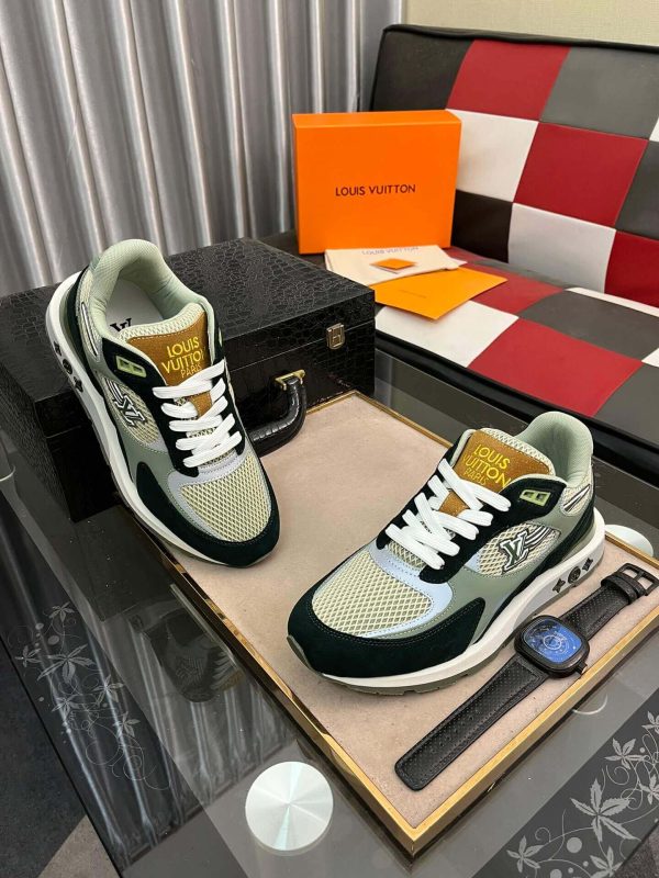 LV Run Away Sneaker in Green