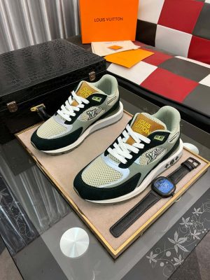 LV Run Away Sneaker in Green