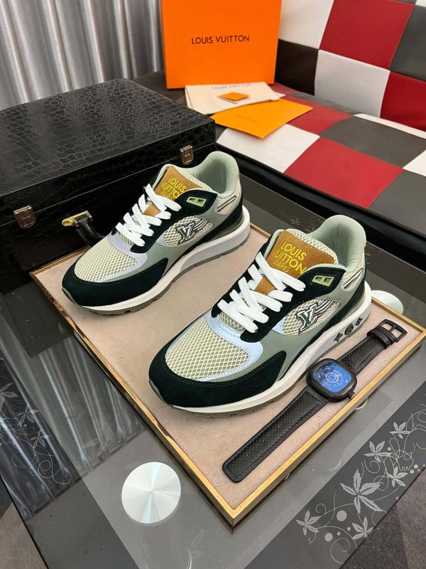 LV Run Away Sneaker in Green