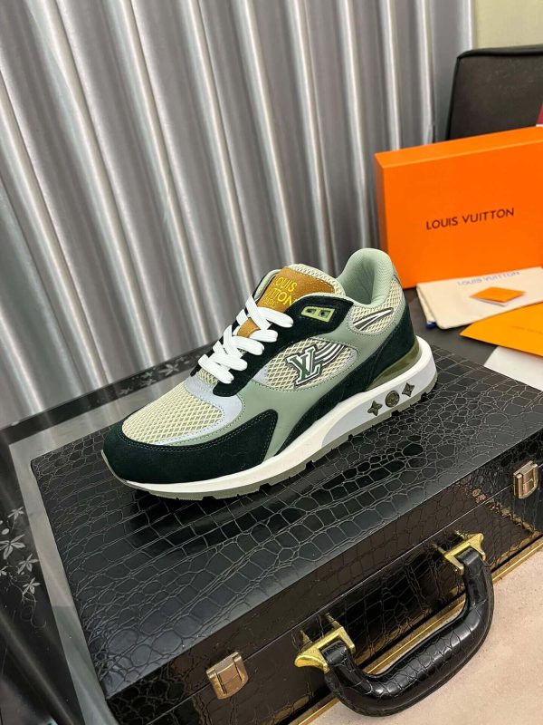 LV Run Away Sneaker in Green