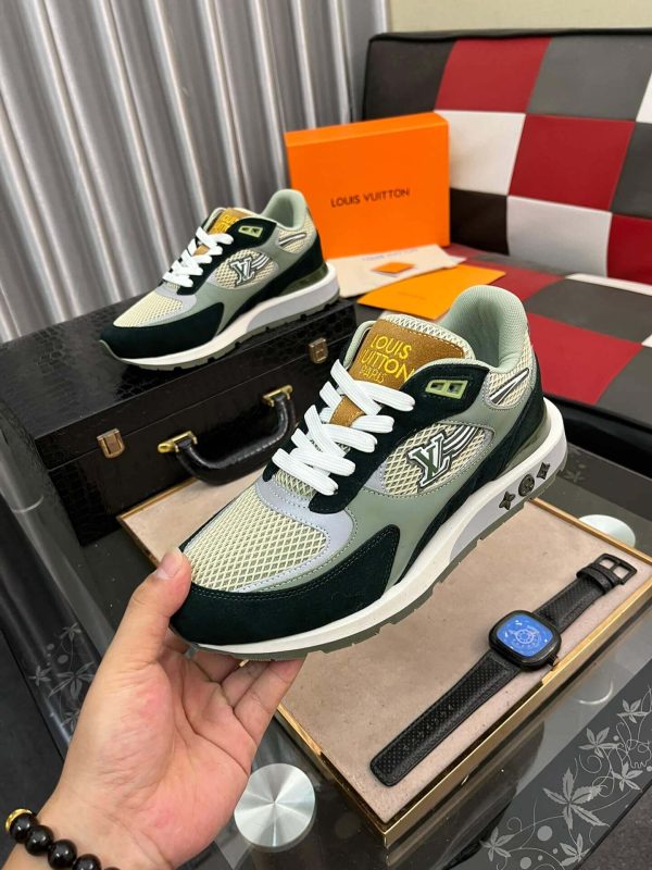 LV Run Away Sneaker in Green
