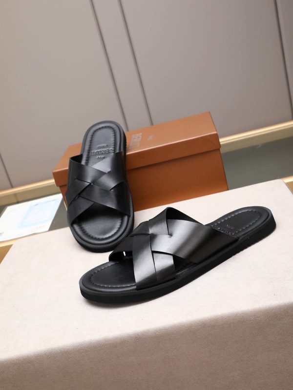 LeatherSandal_6_33abdbc7-14ee-4a26-9d7e-a79a54ce9346 Berluti Sifnos Leather Sandals in Black