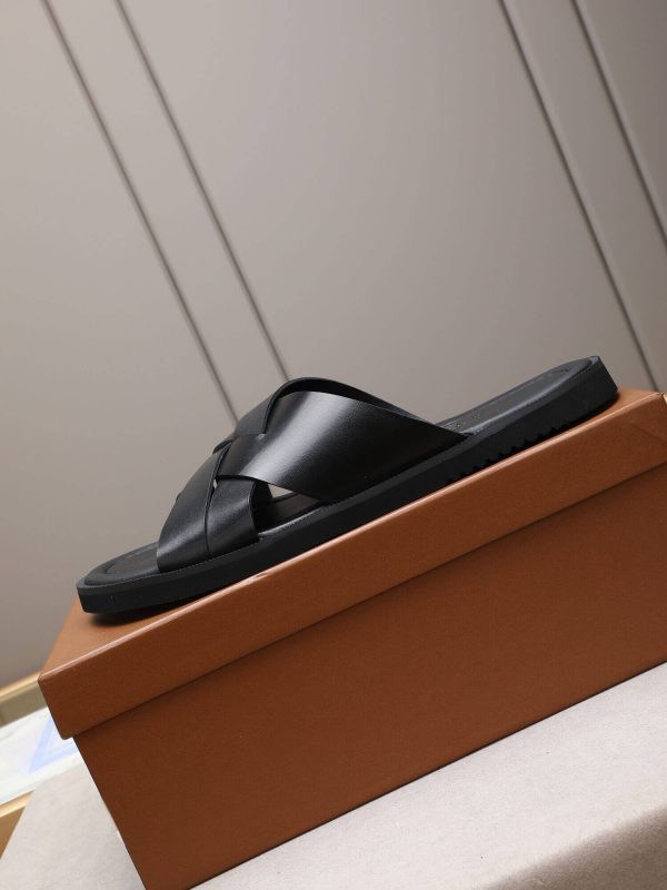 LeatherSandal_9_ed33cc5a-07ca-4e0a-8547-dd9e19b88e5f Berluti Sifnos Leather Sandals in Black