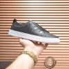 Prada Black Alligator Leather and Re-Nylon Sneakers