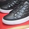 Prada Black Leather and Re-Nylon Sneakers