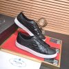 Prada Black Leather and Re-Nylon Sneakers