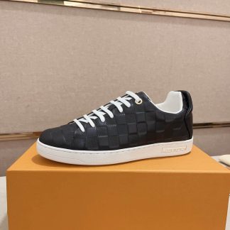 LOUIS VUITTON Frontrow Sneaker in Black Damier Infini