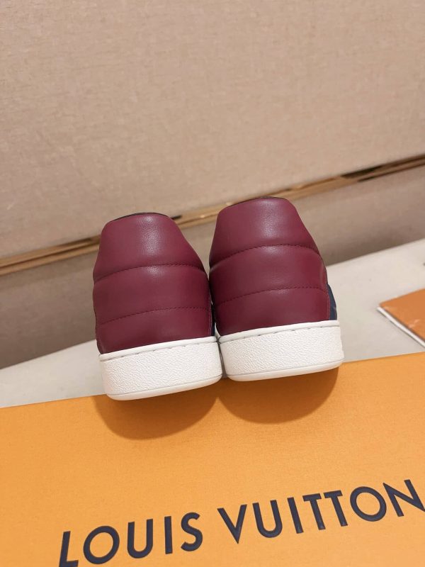 LouisVuittonDamierEbeneSneakers_6 LOUIS VUITTON Frontrow Sneaker in Blue Damier Infini