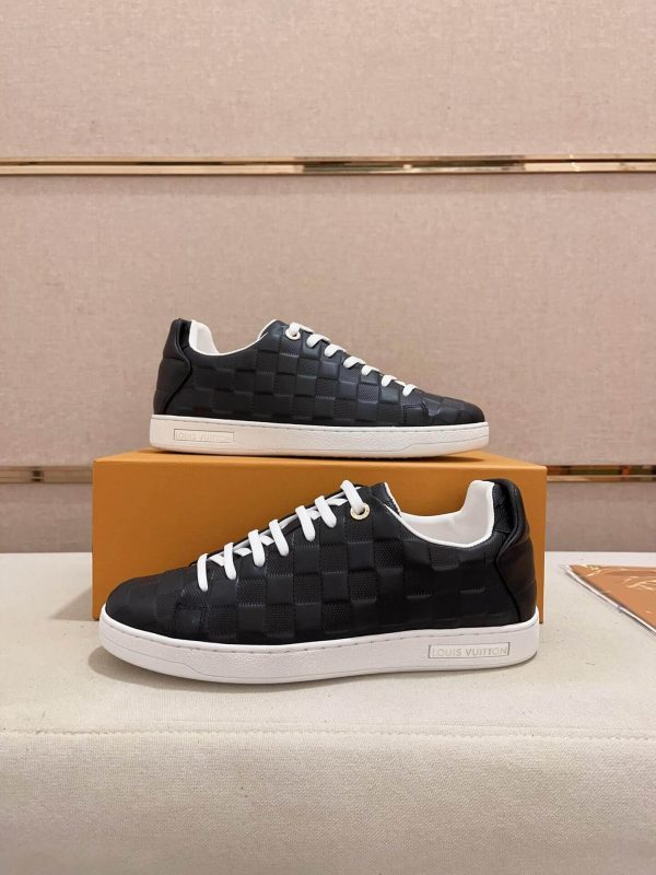 LOUIS VUITTON Frontrow Sneaker in Black Damier Infini