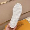LOUIS VUITTON Luxembourg Sneaker in White Monogram Canvas