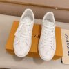 LOUIS VUITTON Luxembourg Sneaker in White Monogram Canvas