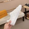 LOUIS VUITTON Luxembourg Sneaker in White Monogram Canvas