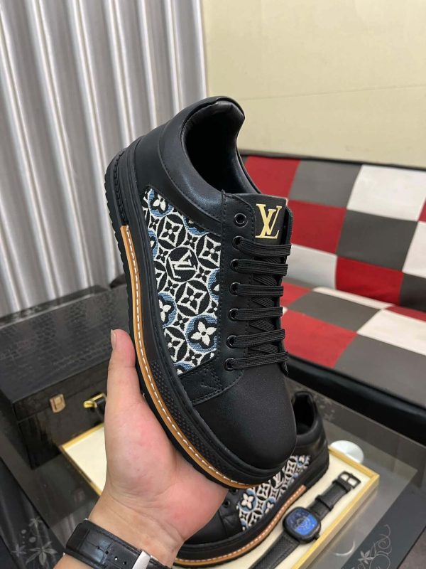 LouisVuittonMen_sSneakers_1_29d5c424-389c-4a0b-9195-2e92dad4dfa5 Louis Vuitton Men's Sneakers in Blue Monogram Denim and Black Leather