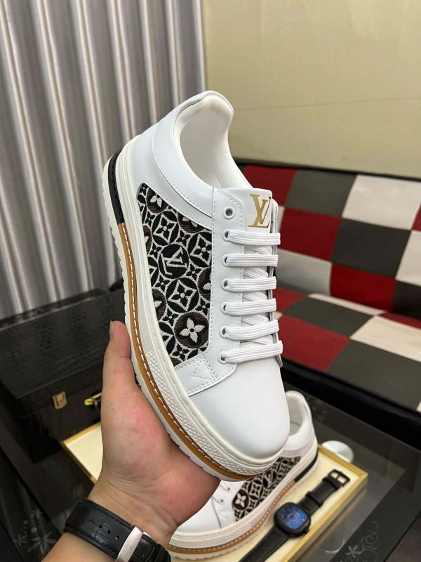 LouisVuittonMen_sSneakers_1_7a467846-1930-4202-8d9c-1c9a67427fe6 Louis Vuitton Men's Sneakers in Black Monogram Denim and White Leather