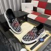 Dior Oblique Jacquard Slip-On Sneaker with Serpent print
