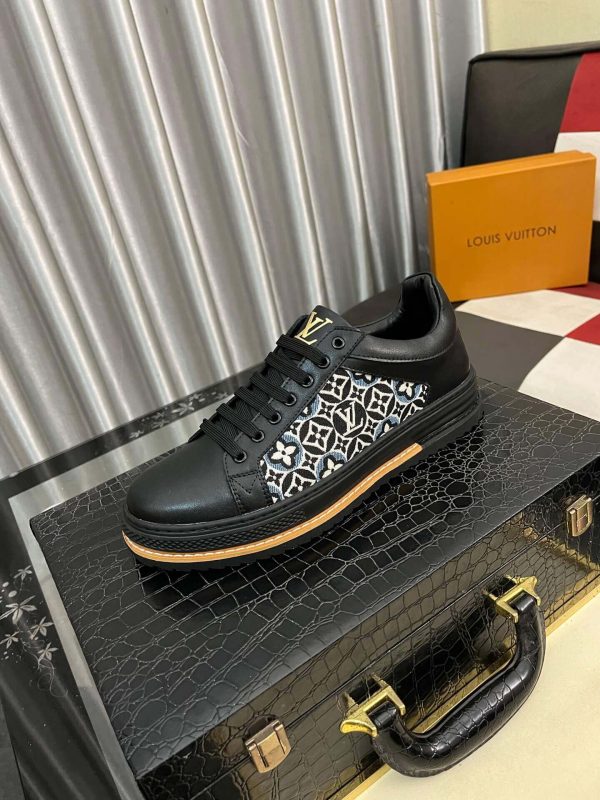 LouisVuittonMen_sSneakers_4_193adc88-cfcd-4517-a3b0-96954dda9b80 Louis Vuitton Men's Sneakers in Blue Monogram Denim and Black Leather