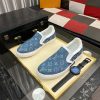 LV Blue Monogram Denim Slip-On Sneaker