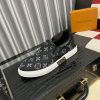 LV Black Monogram Denim Slip-On Sneaker