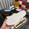 LV Blue Monogram Denim Slip-On Sneaker