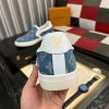 LV Blue Monogram Denim Slip-On Sneaker