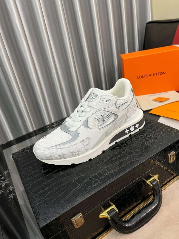 LouisVuittonRunAwaySneakers_4_f3fae093-53e8-4be2-804d-8192e3f3cfec LV Run Away Sneaker in White Monogram Canvas and White Leather