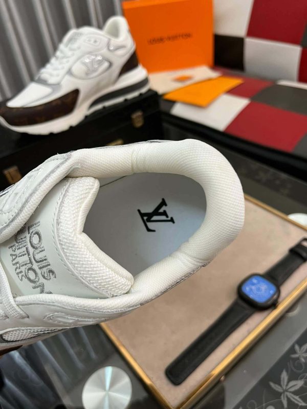 LouisVuittonRunAwaySneakers_6 LV Run Away Sneaker in Brown Monogram Canvas and White Leather