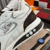 LouisVuittonRunAwaySneakers_7 LV Run Away Sneaker in Brown Monogram Canvas and White Leather