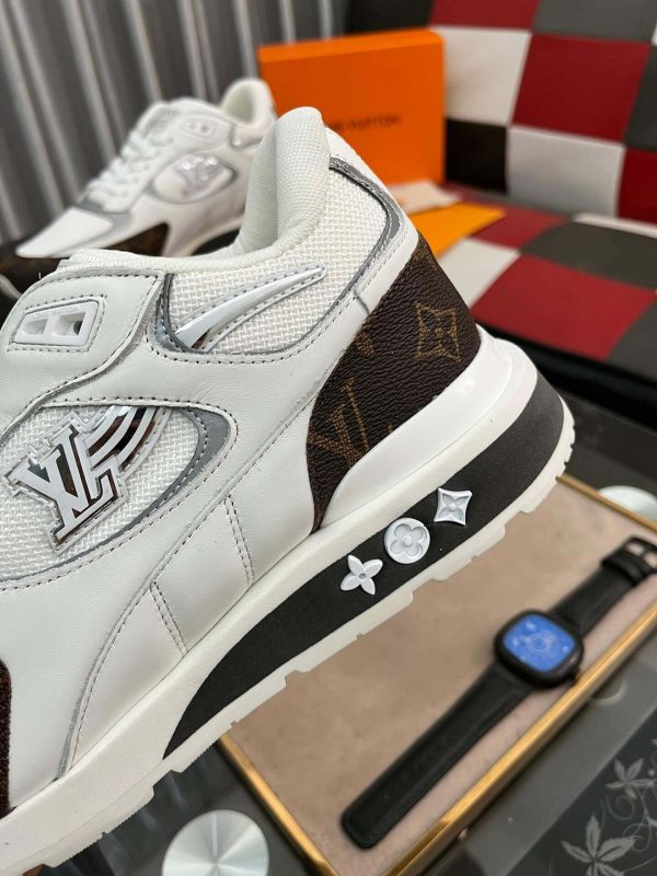 LouisVuittonRunAwaySneakers_7 LV Run Away Sneaker in Brown Monogram Canvas and White Leather