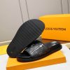 LouisVuittonSlippers_1_abd1b4e2-eee0-4ddd-a477-ef35fd641c64 Louis Vuitton Men's Black Monogram Canvas Slides