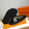 LouisVuittonSlippers_2 Louis Vuitton Men's Green Leather Slippers