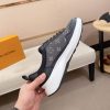 LouisVuittonSneakers_1_ccc781c5-0fa7-4207-9640-c3a097940d65 LV Runner Sneaker in Black Leather and Brown Mesh