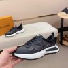 LouisVuittonSneakers_3_2c548241-abec-4e6f-b39a-c5675c590627 LV Runner Sneaker in Black Leather and Brown Mesh