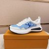 LV Runner Sneaker in Blue and White