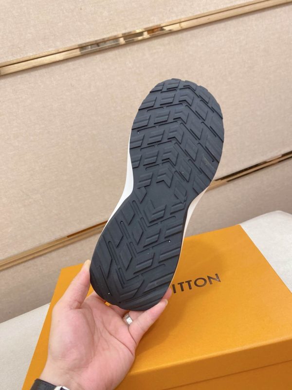 LV Runner Sneaker in Blue and White