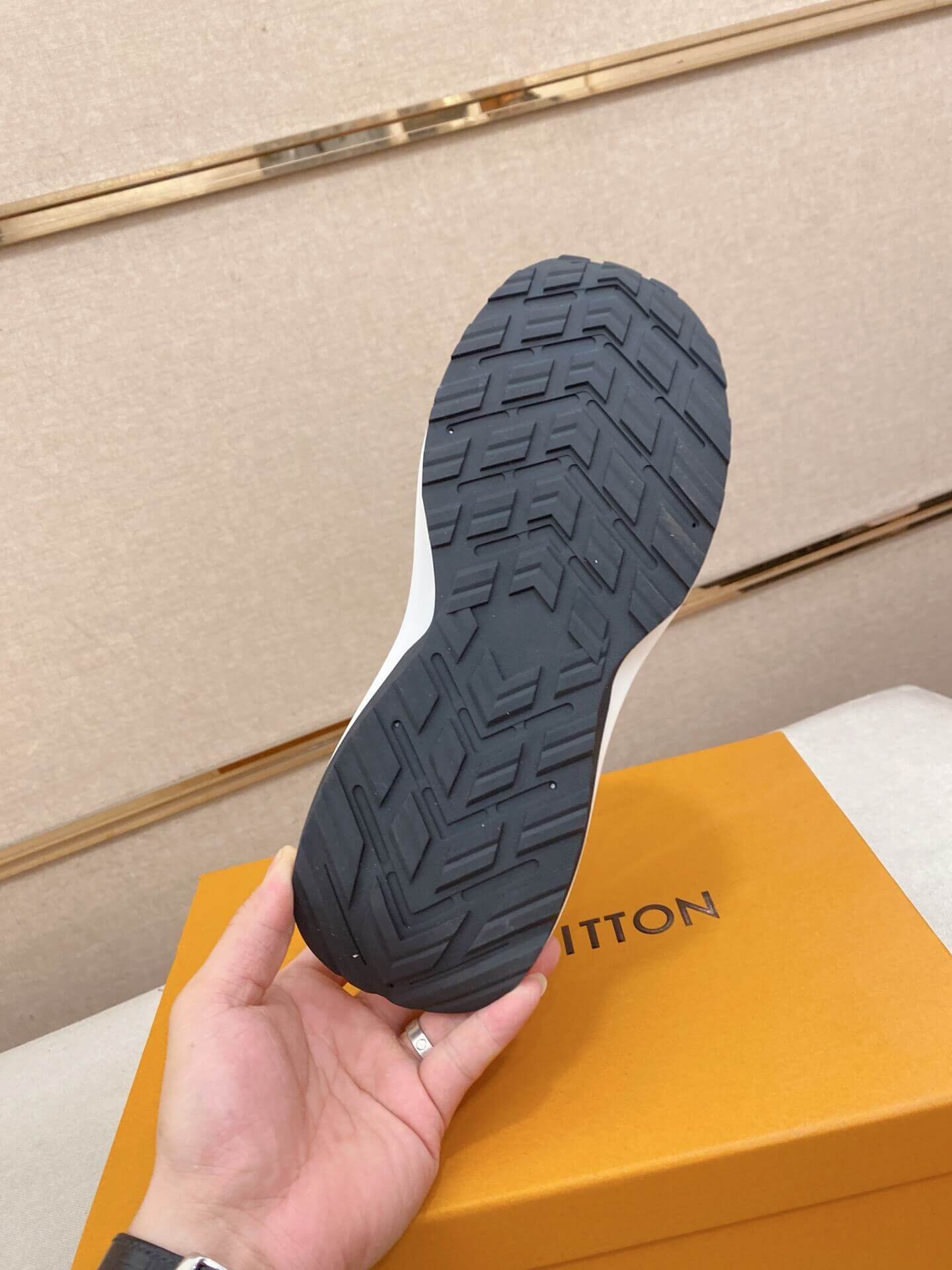 LV Runner Sneaker in Blue and White 7 LV Runner Sneaker in Blue and White - Image 7