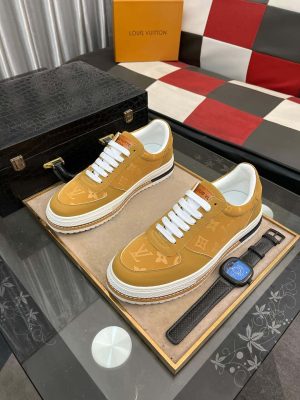 Louis Vuitton LV Trainer Sneaker in Tan Leather